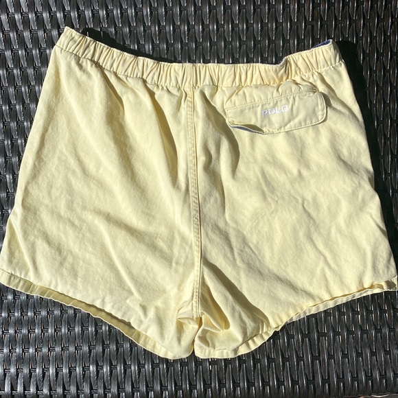 Hot boy summer Polo by Ralph Lauren yellow mens size small yellow shorts - Picture 6 of 6